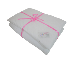Detský paplón a vankúš - Cushion Klin pre vozík 38x30 Aloe Vera Sensillo