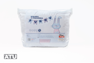 Detský paplón a vankúš - Prikrývka s vankúšom 90x120 pre anti -allergické dieťa