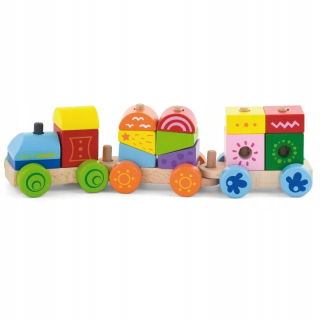 Kábel Drevený vlak bloky Ciuchcia