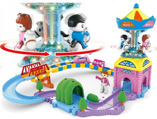 Elektrický vlak Train Music track Carousel