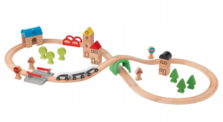 Koke Ikea Lillabo Drevená 45 El Train a Torah