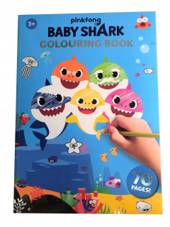 BABY SHARK - Omaľovánka pre deti, Baby Shark 70 pp.