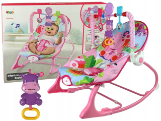 Cradle rocker sedačková 2v1 ružový hypo