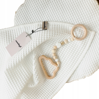 Prikrývka, prehozy na posteľ - Babyono bambusové swaddle + štrkáče