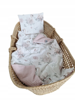 Perinky do kočíka - Moses Basket Trolley Set prikrývka