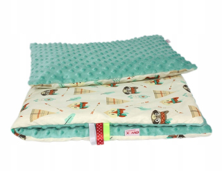 Perinky do kočíka - Minky 50x75 Trolley Set Ewox 11370 vankúš
