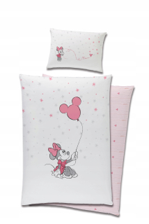 Detský set paplón, vankúš - Sada podstielky 100x135 pre posteľnú myš Minnie
