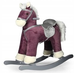 ROCKING HORSE Milly Mally Peppe fialová