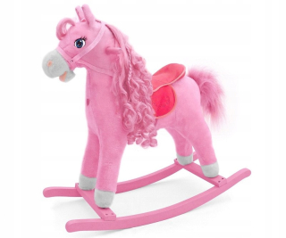 Hojdacia koní princezná. Pink Milly Mally