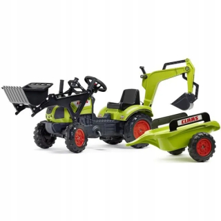 Claas Arion 410 Pedálové pozadie s vykopávkou