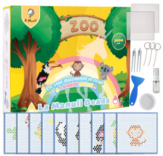 Voda Korálky DIAMOND zoo Zvieratá 3000szt