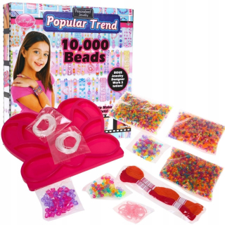 Korálky pre šperky náramky 10000 položiek