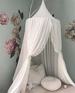 Baldachýn nad postieľku - Lace Canopy pre detskú postieľku