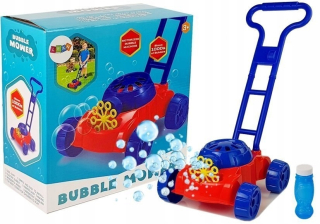 Kosačka bubliny stroj červená modrá ba