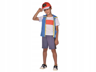 Karnevalový kostým Pokemon Ash Ketchum na 4-6 rokov