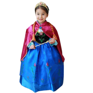 Elsa Frozen - Zmrazený kostým Elsa Anna Dress 110