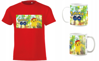 Tričko Pokemon 110 bavlna + hrnček