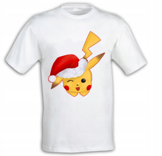 Tričko Vianočný Pokémon Pikachu 128