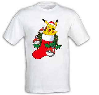Tričko sviatočné pokemon pikachu 140