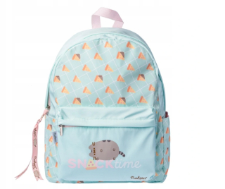 Školská taška, batoh - BATOH BATOŽINA PUSHEEN 40cm ČAS SNACK mint