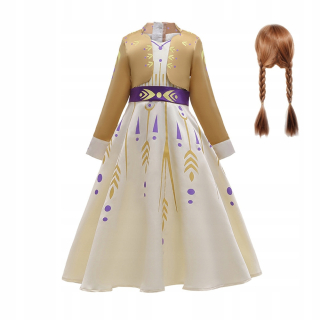 Elsa Frozen - Šaty Frozen 2 Frozen Princess Anna