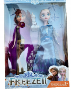 Frozen Elsa - Ľadová krajina 2 mrazené veľké bábiky Elsa a Anna Singing