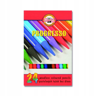 Ceruzky 24 farieb PROGRESSO KOH-I-NOOR 8758