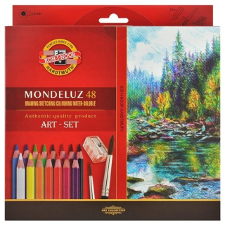 Watercolor ceruzky mondeluz kohinoor 48 farby 3713