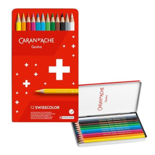 Caran d'Acha Swisscolor Aquarelle 12ks mne