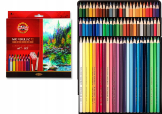 KOH-I-NOOR MONDELUZ 72 FARBY + BROUP + TEMP.