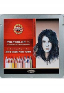 Polycolor ceruzky 24 farieb portrét