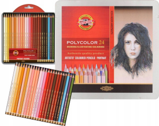 Polycolor pastelky. 24 farieb. Koh I Noor