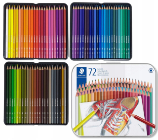 Ceruzky Staedtler 72 Farby Metal 3tacks Box