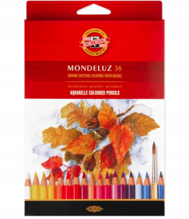 Watercolor ceruzky mondeluz 36 farieb koh-i-noor