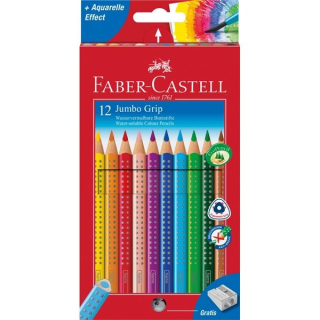 Grube Faber-Castell Grip Jumbo 12 KOL 2W1