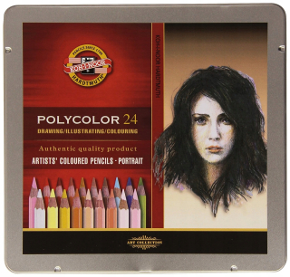 Ceruzkové pastelky 24 farieb Polycolor Portrét KOH-I-