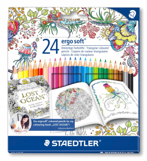 Ceruzkové pastelky 24K Staedtler Erososoft č. 5544