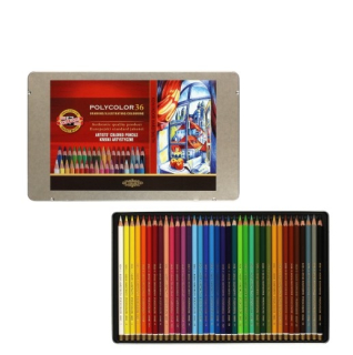 Ceruzkové CRAYONS 36 KOL POLYCOLOR KOH-I-NOOR