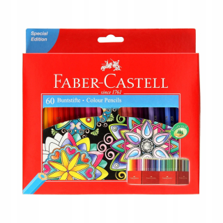 Ceruzkové ceruzkové frézy 60 farieb Faber Castell