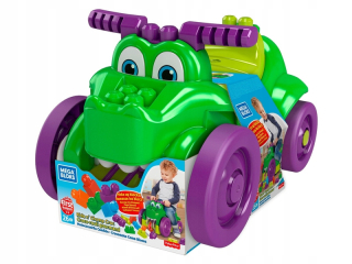 Stavebnica - Crocodile jedák bloky Fisher Price Mega Brands