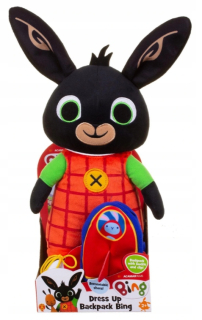 Zajačik Bing - Bing zajačik a naučiť sa obliekať plyšový maskot