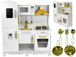Kuchyňa Drevená Alicja White-Gold Easting Cooker