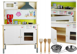 Drevená Kuchyňa Deti Meggie White Extras