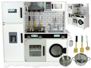 Kitchen Drevená Luna White-Black Wheel príslušenstvo