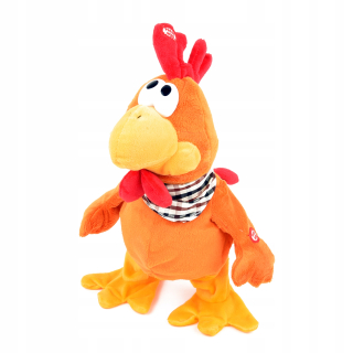 Sliepky hrajúci interactive tanec kohút maskot