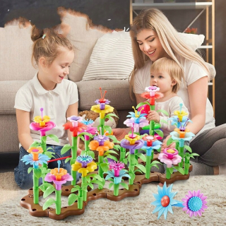 Flowers Flowers Garden Puzzle Creative Blocks