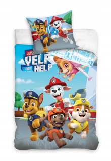 Paw Patrol - L73 detské obliečky 160/200 Cotton Dog Patrol