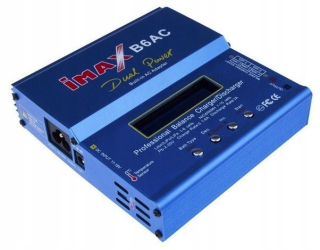 IMAX B6AC 80W nabíjačka s adaptérmi + napájanie