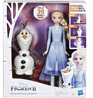 Frozen Elsa - Elsa Olaf bábika hovorí Frozen 2 Land ľadu