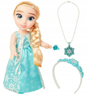 Frozen Elsa - Bábika elza 35cm s šperky krajiny ľadu mrazené 3+